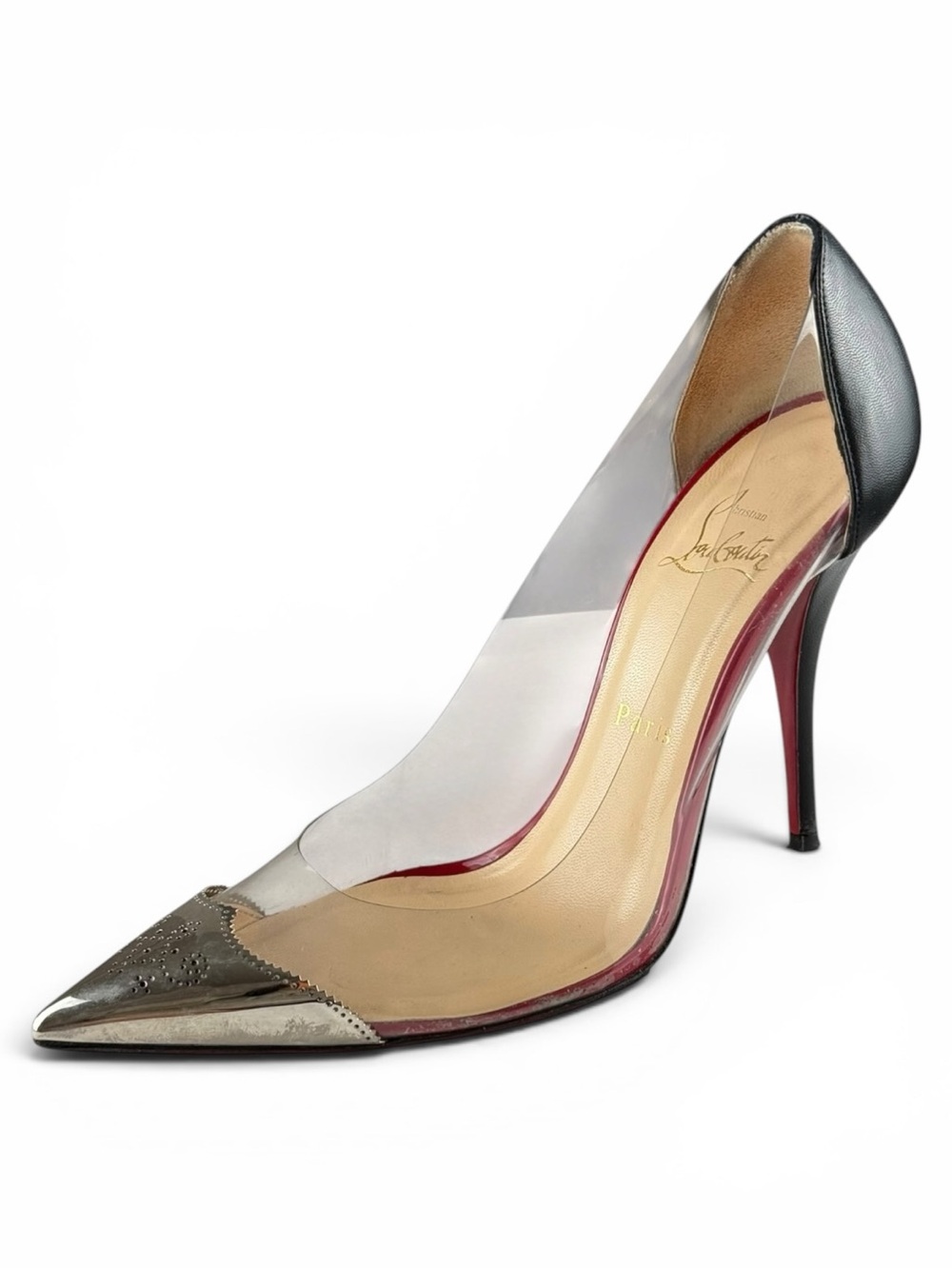 Christian Louboutin transparent PVC pointed-toe pumps - Picture 15 of 15